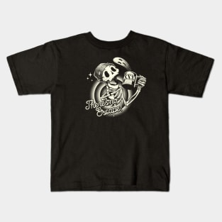 There is no Scape Skeleton by Tobe Fonseca Kids T-Shirt